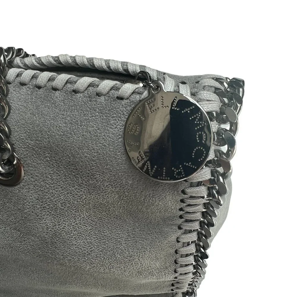 Stella McCartney Grey Vegan Suede Tote - Picture 8 of 11